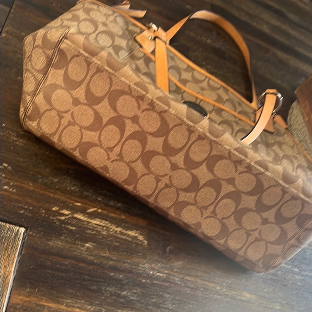 Coach Brown Signature Tote Bag - Picture 12 of 12